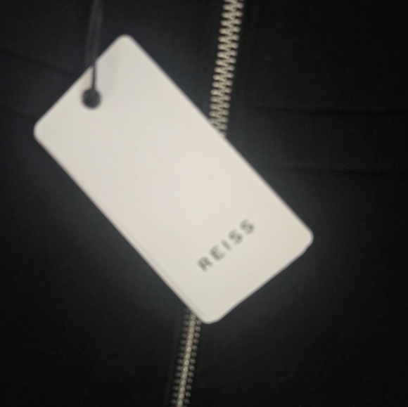 Reiss Bandeau Tube Top, Zipper, Black, Size Medium NWT - Picture 5 of 5